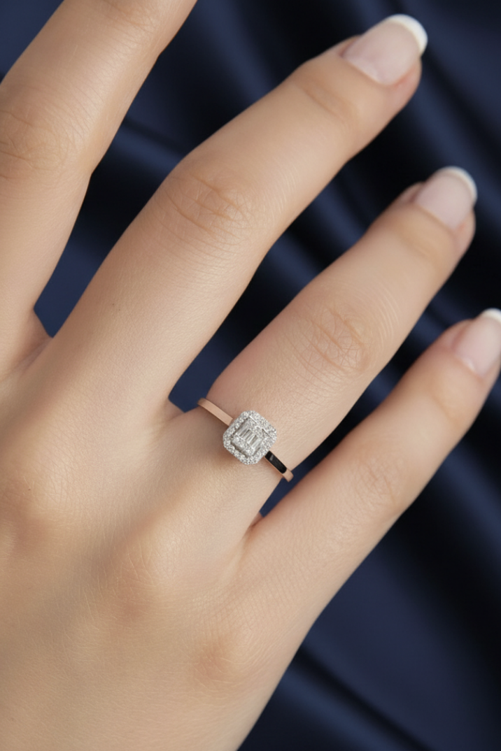 Pırlanta Baget Yüzükler